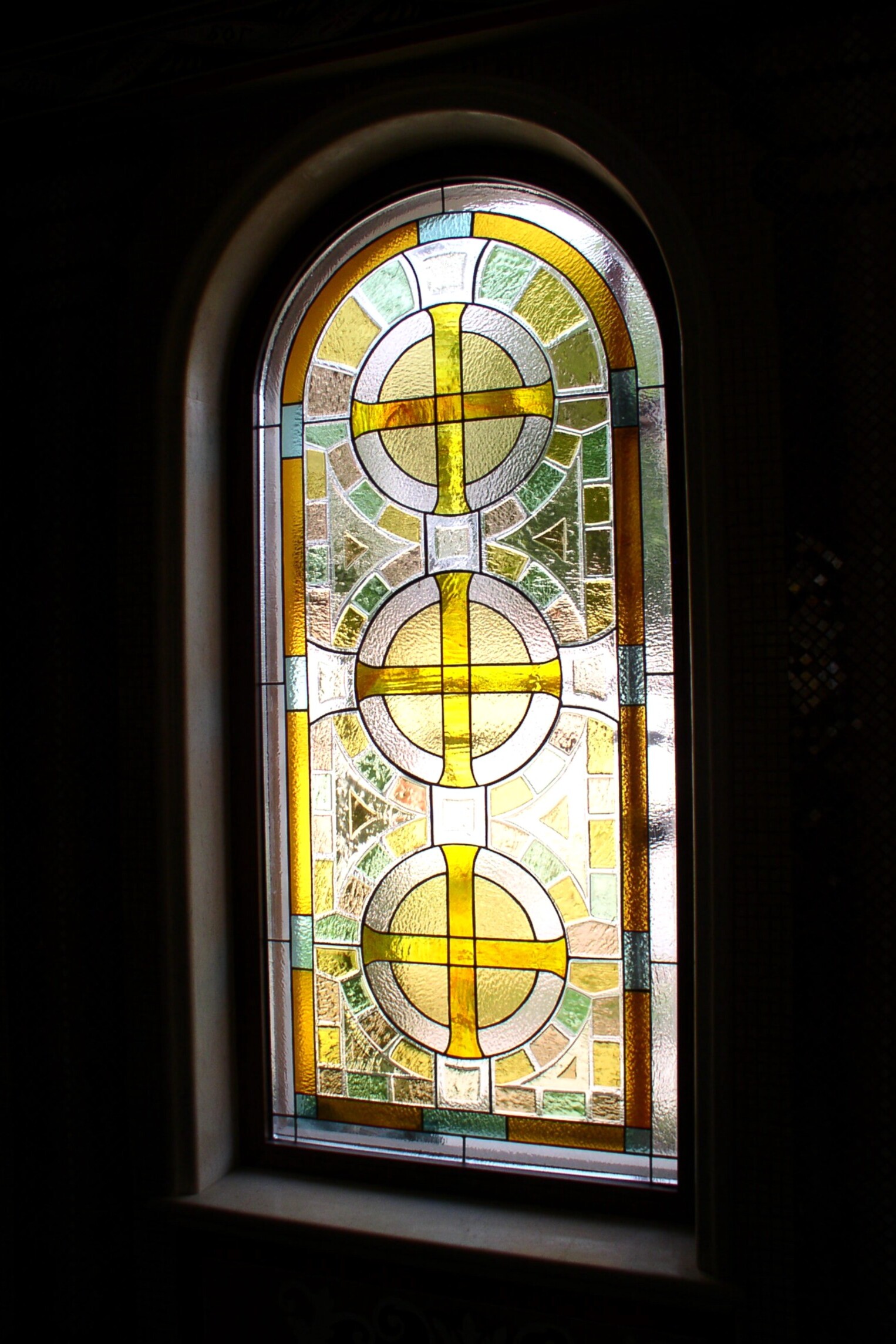 art glass window_chapel